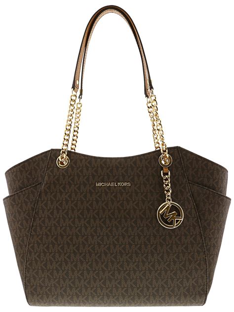 michael kors jet set travel large chain shoulder tote|michael kors saffiano bag.